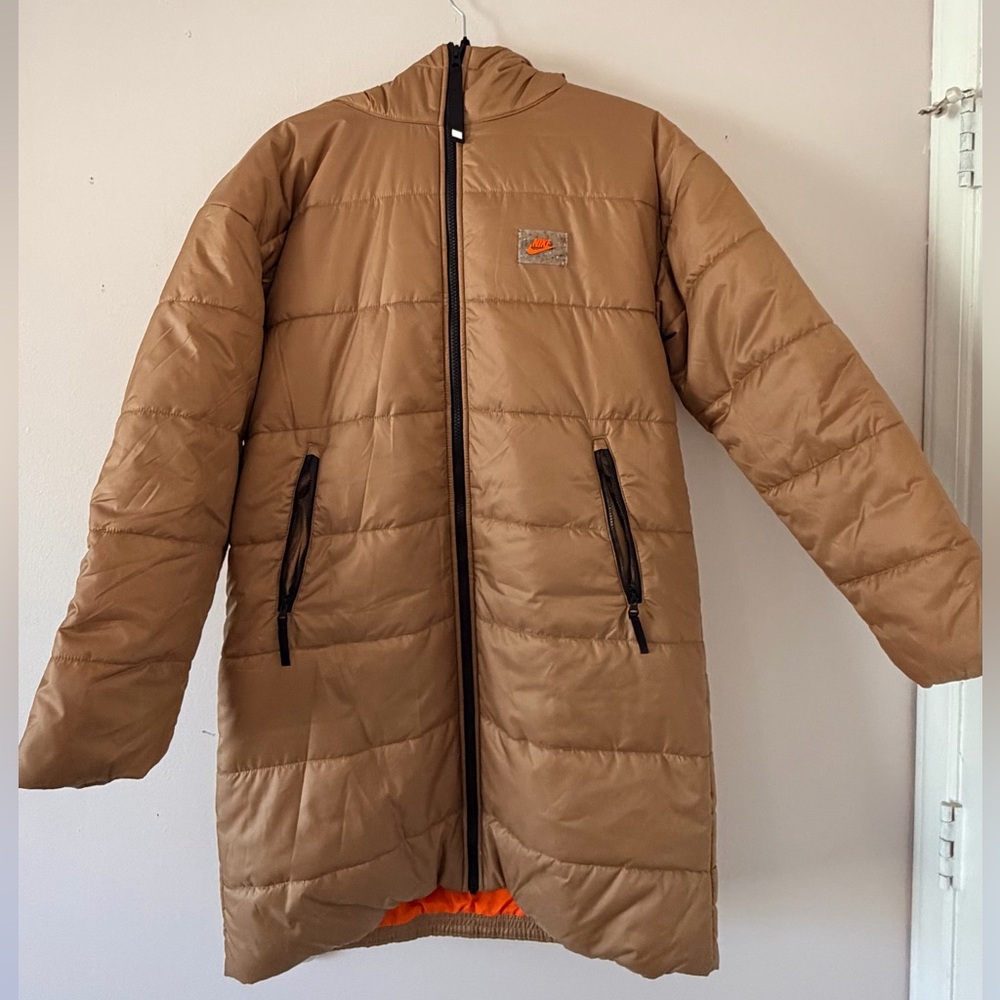 Nike Unisex Brown Puffer Jacket